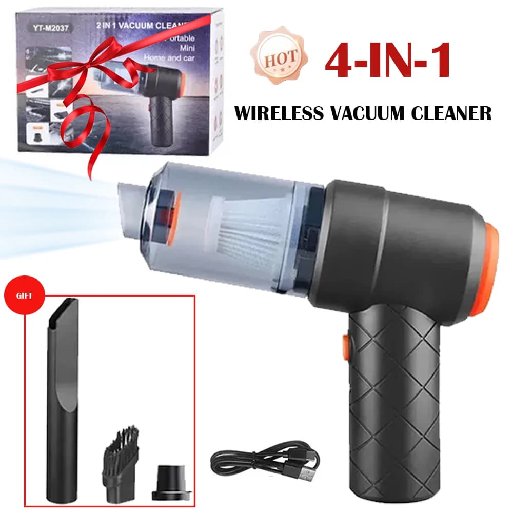 JANGKLIFE 2w1 mini odkurzacz samochodowo-domowy USB 🧹